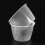Plastic 120ml Electric Cooker Rice Measuring Cup 2pcs Clear White 9