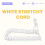 1.5M 4.9Ft White Stretchy RJ9 4P4C Handset Telephone Coiled Cable Cord 2