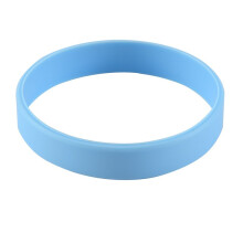 Fashion Silicone Rubber Elasticity Wristband Wrist Band Cuff Bracelet Bangle sky