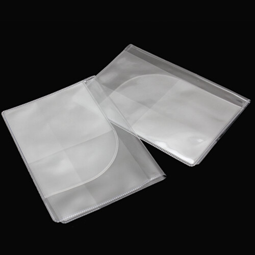 2 x couverture de passeport transparent a la mode 2