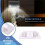 4 LED Auto PIR Infrared Wireless Door Keyhole Motion Sensor Light Lamp 5