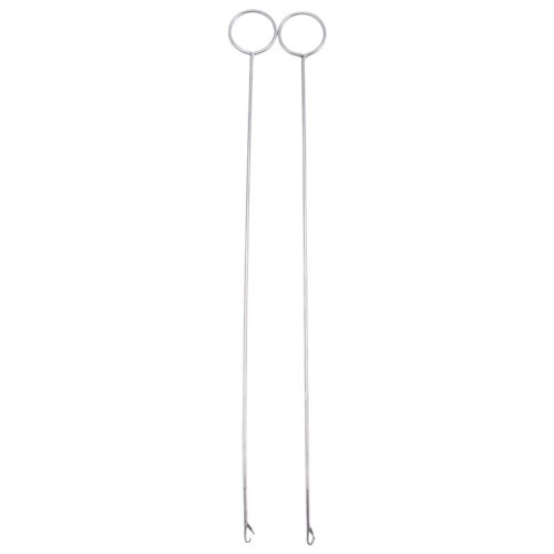 6 Pieces Sewing Loop Kit, Loop Turner Hook Flexible Drawstring Threader Metal Tweezers Long Loop Turner Tool with