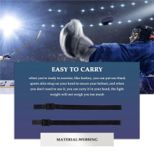 Hockey Helmet Chin Strap Single Snap Ice Hockey Helmet Chin Strap Detachable Chin Strap Hockey Helmet Accessory