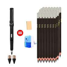 12 PièCes SéRies Pointe de Crayon Sans Encre Pointes de Remplacement de Crayon Sans Encre Crayon éTernel pour Crayon éTernel RéUtilisable