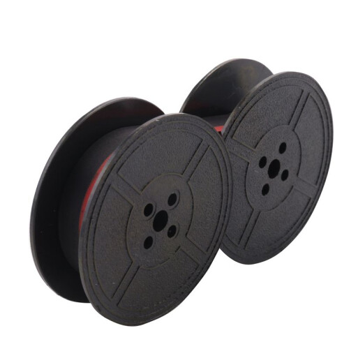 1Pack Typewriter Ribbon Twin Spool Typewriter Ribbon Red and Black Twin Spool Replacement Pack for Most Typewriter 1