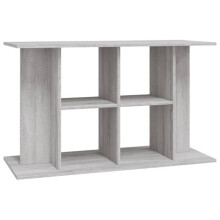 Aquariumständer für Schrankmöbel Sonoma 100 x 40 x 60 cm aus grau beschichtetem Ingenieure Holz 02_0045083