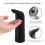 Black Automatic Soap Dispenser Touchless, Auto Liquid Soap Dispenser for Kitchen Bathroom 400Ml 2