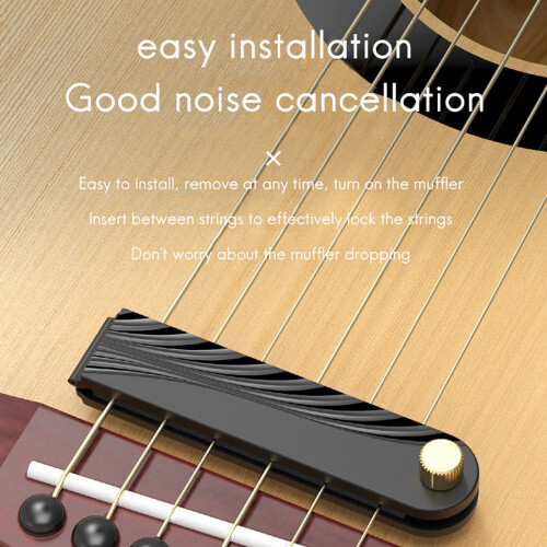 Guitar Fret String DäMpare Mute Noise DäMpare för Basgitarr Akustisk Gitarr Ukulele SträNginstrument 1