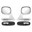 2 PeçAs Capô Universal Espelho Retrovisor Externo AutomáTico Refletor AjustáVel SUV CaminhãO Branco 1