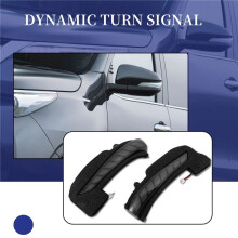 LED Dynamic Turn Signal Side Rearview Mirror Indicator Blinker Light for Fortuner Hilux Innova 2016+,Yellow