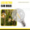 20 Pcs G40 LED Replacement Light Bulbs E12 Screw Base Shatterproof LED Globe Bulbs for Solar String Lights Warm 3