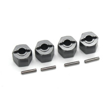 Metalen 12Mm Wiel Hex Hub Adapter voor ZD Racing -10 DBX10 1/10 RC Auto Upgrades Onderdelen Accessoires,Grijs