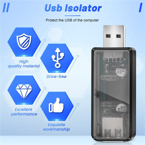 ADUM3160 USB Isolator Module USB to USB Voltage Isolator Module Support 12Mbps,Used to Isolate Noise in Circuit System 1