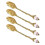 Classical Embossed Kirsite Serving Spoon For Pastries-gold 1