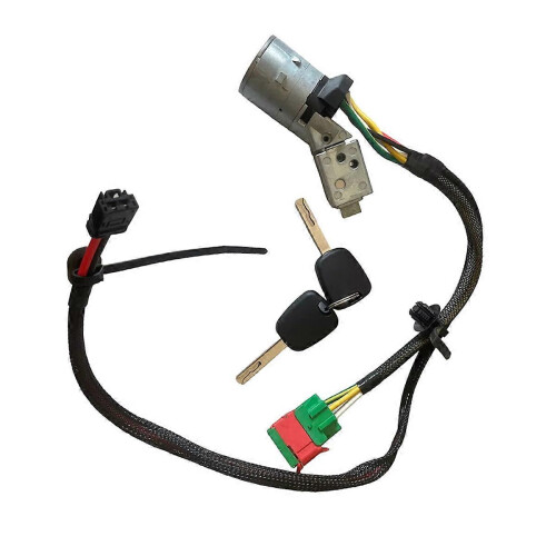 Steering lock, suitable for 307 2001-2005, 2 cubes connector direct installation