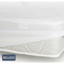 Protetor de colchão - 180 x 200 cm x 25 cm - 100% Algodão - 170 G/M2 - LOVELY HOME