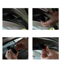 L & R Windshield Windscreen Washer Nozzle Spray Jet 4G8955987A / 4G8955988A for - A7 4G 2011-2017 Heated