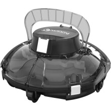 Robot Piscine Sans Fil WINNY 200 idéal pour Piscines Hors Sol ? Double Filtration, Autonomie 75 min, Léger et Compact