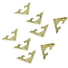Yellow Book Scrapbook Album Corner Stand Antique Brass Decorative Protective Crafts for Furniture Hardware