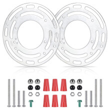 2 Pack Light Fixture Mounting Brackets, Ceiling Light Mounting Plate, Wall Light Mount Blocks with Screw and Nuts