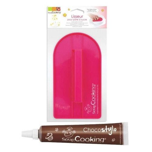 Alisador de Pasta de Açúcar + Caneta de Chocolate