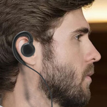 180 drehbares K-Headset für Baofeng UV‑5R Walkie Talkie Schwarz