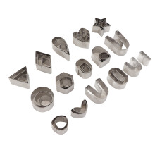 126-teiliges Polymer-Clay-Ausstecher-Set aus Edelstahl