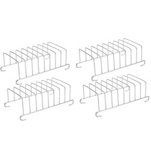 4 Pcs Toast Bread Rack Holder 8 Slice Holes Tool Cooling Grid Bread Rack Rectangle Air Fryer Accessories Organizer