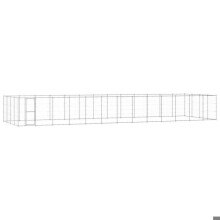 "Chenil exterior gaiola cercado parque animais cão exterior aço galvanizado 53,24 m² 02_0000425"
