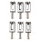6 Delar Elgitarrbrosadlar Platt Set för Strat Tele-Gitarrbyte 1