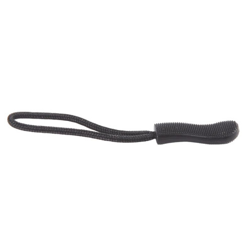 10 Anti-slip zipper puller, zipper, zipper extension trailer, practical and robust for back pack, jacket, etc.- Black 1