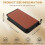 80-Discs Portable Leather Storage Bag Zippered Storage Case for CD DVD Hard Disk Album - Brown 7