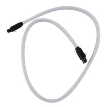 50 CM 3.0 III SATA3 7 Pinos Cabo de Dados 6 Gb/S SSD Cabos HDD Disco RíGido Cabo de Dados com Nylon VersãO Premium (Branco)
