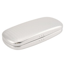 Glasses Case, Aluminum Hard Shell Eyeglasses Case Striped Spectacles Box