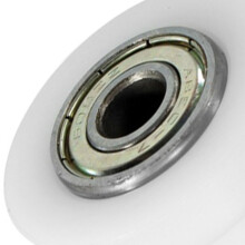 Off-road motorcycle retrofit chain Guide sprocket chain tensioner rolling wheel suitable for the XR CRF KLX110 (white)
