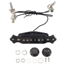 Pre-Wired 6-String Single Coil Pickup Harness with Volume & Tone Pots for Electric Guitar Electric Guitar