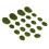 20 Pieces 2 Sizes Artificial Moss Rocks Decorative Faux Green Moss Covered Stones 2