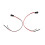 12V Flashing Dummy Fake Car Alarm Dash Mount Led Light(Red) 1