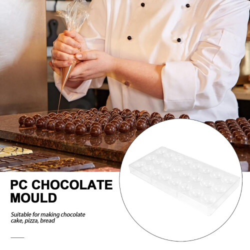 24 HåL Semi Sphere Choklad Form Polykarbonat Choklad Bar Form Half  Candy Maker Form Bakeware 1