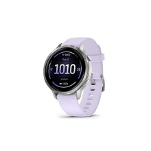 Orologio connesso Garmin Venu 4 41mm Grigio con Argento + Periwinkle