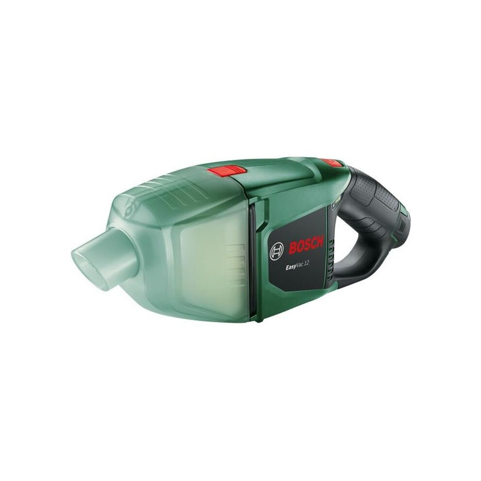 Bosch DIY Cordless Handheld Vacuum Cleaner Easyvac 12, Black, Green, 06033D0001 0 wattsW, 12 voltsV