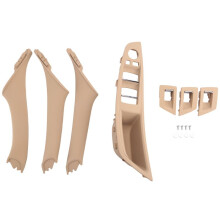 RHD Car Interior Door Handle Inner Door Panel Pull Trim Cover for - 5 Serie F10 F11 520 525 Beige RHD