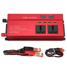 Overload Protection700W Modified Sine Wave Voltage Converter Fast Charging Silent Fan Advanced Safety Protection3AC Outlets4USB Ports Portable