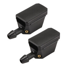 2Pcs Windscreen Washer Jet Universal Black Car Arm Windscreen Washer Wiper Blade Water Spray Jets Nozzle Accessories