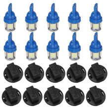 T10 194 168 LED Light Bulb PC194 PC195 PC160 PC168 Instrument Panel Gauge Cluster Dashboard Light Bulb Ice 10PCS