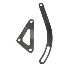 Pre-Drilled Black Steel Alternator Bracket for Chrysler Engines