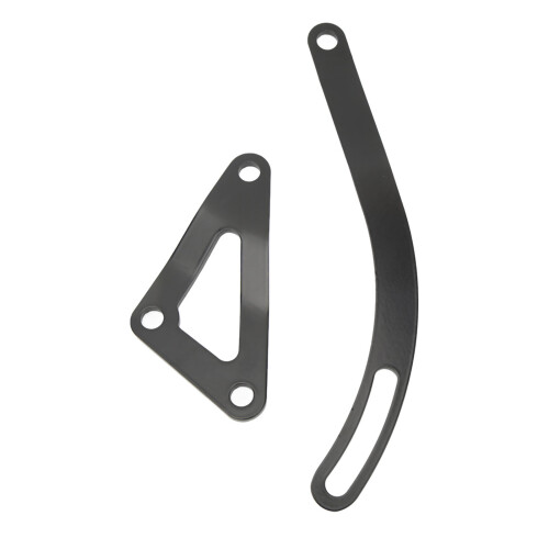 Pre-Drilled Black Steel Alternator Bracket for Chrysler Engines