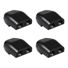 Deer Whistles for Cars 4PCS Black, Ultrasonic Animal Warning Whistle with Adhesive for Collision Prevention