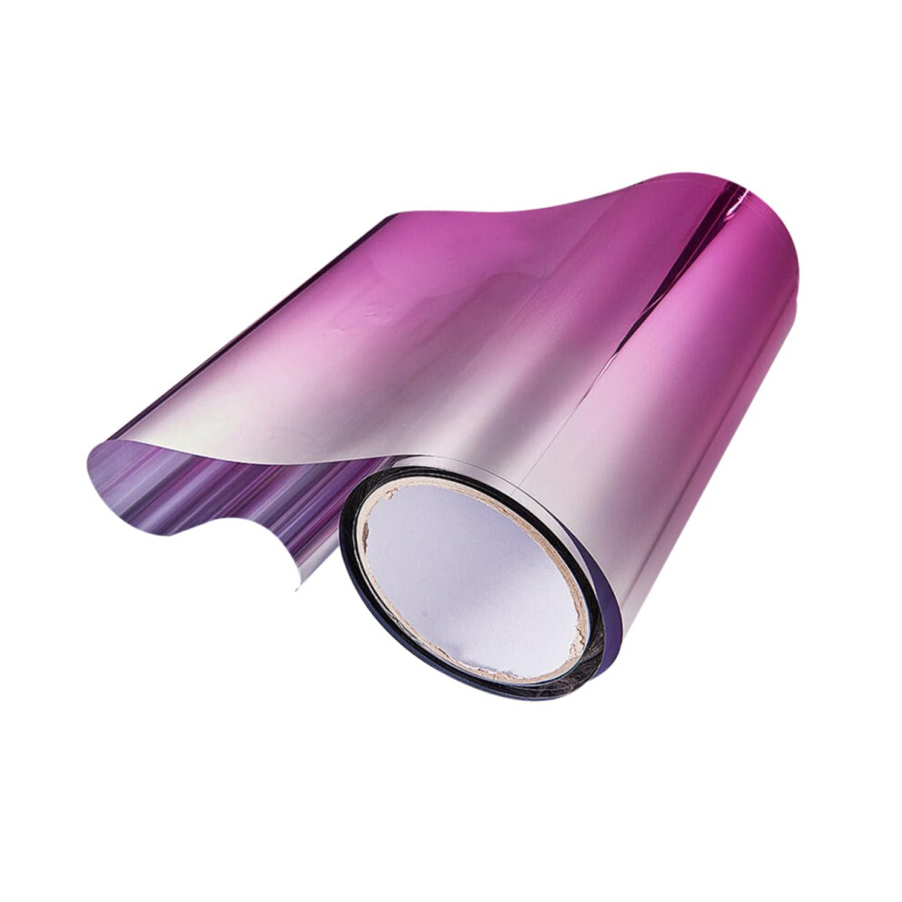 Car Window Thermal Film Uv Blocking Film Heat Insulation Vehicle Tint 135X20cm Low Shading Pink/Light 9187378387306