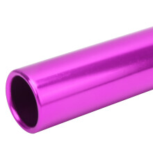 3pcs Aluminum Alloy Sprint Relay Baton Set for Track & Field - Purple Finish